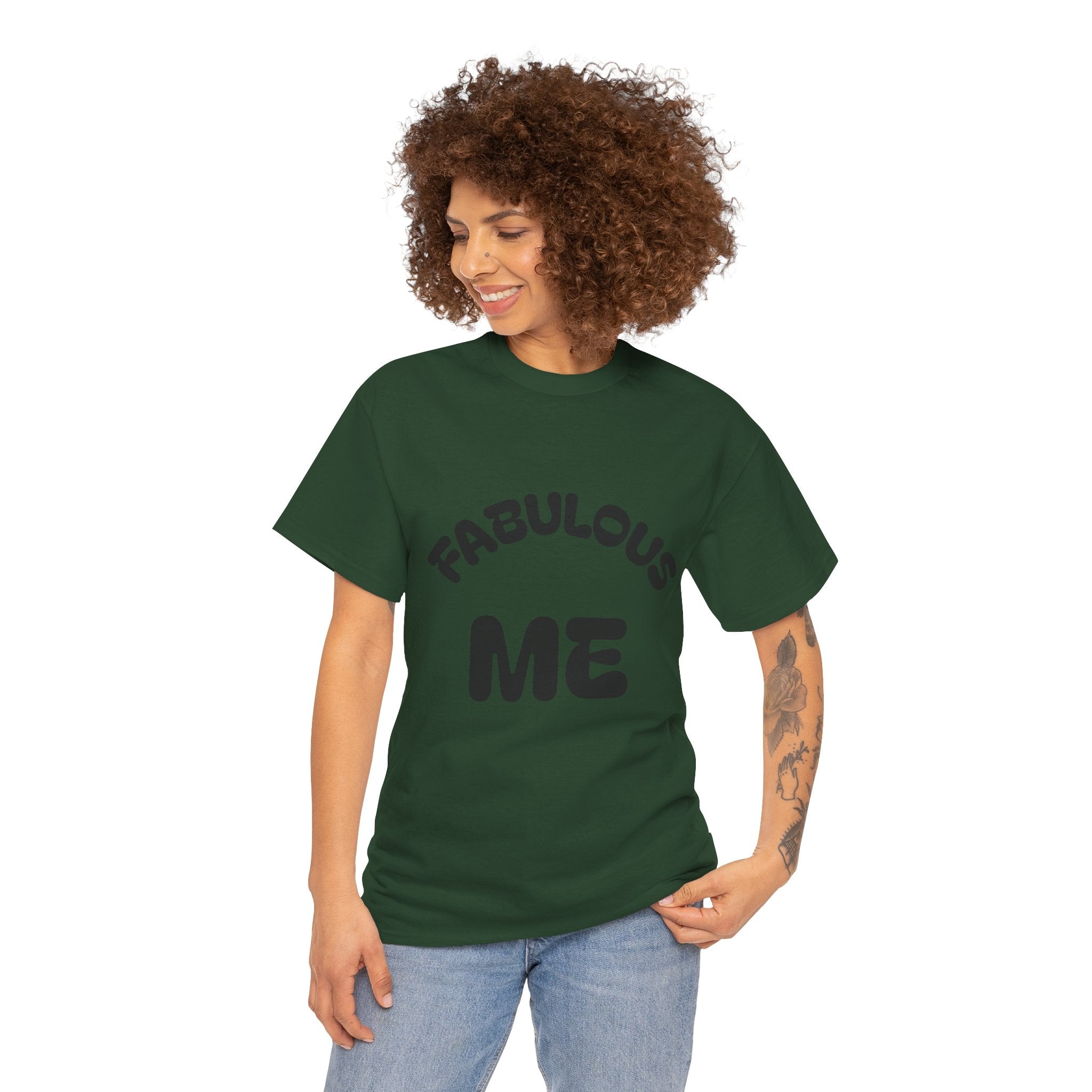 Fabulous Me Unisex Heavy Cotton Tee - Casual Wear, Gifts, Birthday, Self-Love, Everyday Style